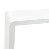 Wall Cube Shelves 3 pcs White MDF 323952