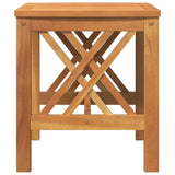Side Table Brown Solid Acacia wood 4106452