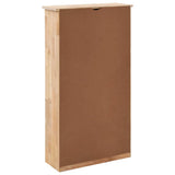 Shoe Storage Cabinet 55x20x104 cm Solid Walnut Wood 247600