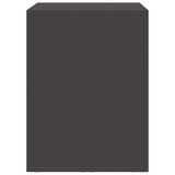 Wall Cabinet for Garage with Gas-lift Door Black 883264