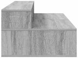 Studio Desk Grey Sonoma 152 x 42.5 x 36 cm Engineered Wood 8006721