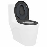 Toilet Seat Anthracite 47 x 37 x 4 cm Duroplast 42002350