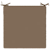 4-Piece Seat Cushions SOEST 4 pcs 100% Polyester Taupe 944880