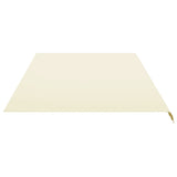 ZNTS Replacement Fabric for Awning Cream 6x3.5 m 311934