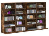 CD Cabinet 2 pcs Smoked Oak 65 x 23.5 x 97.5 cm Engineered Wood 8012683