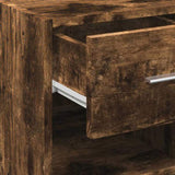 Sideboard Smoked Oak 40x42.5x93 cm Engineered Wood 846317