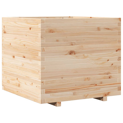 ZNTS Garden Planter 80x80x72 cm Solid Wood Pine 3282624