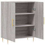 Sideboard Grey Sonoma 69.5x34x90 cm Engineered Wood 827714