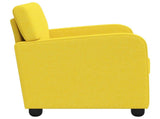 Armchair Light Yellow Fabric 42043402