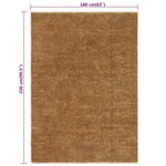 Handmade Loop Pile Rug 160x230 cm Jute and Cotton 344999