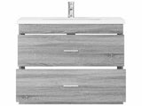 Bathroom Furniture Set Grey Sonoma 81 x 40 x 84.5 cm 3404379