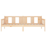 Day Bed without Mattress Solid Wood Pine 90x190 cm Single 820277
