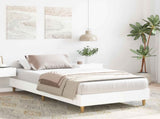Bed Frame White 80 x 200 cm Engineered Wood 8009059
