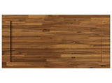 Rectangular Table Top 80 x 60 x 3.5 cm Rectangular Natural 938270