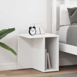 End Table 2 pcs White 37 x 32 x 40 cm Engineered Wood 891081