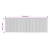Rug Rectangular Brown 100x300 cm Bamboo 376812