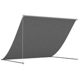 Retractable Awning Anthracite 200x150 cm Fabric and Steel 368752