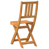 Garden Chair Folding 4 pcs Oil Natural 40 x 42 x 85 cm 3324840