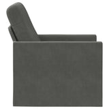 Armchair Dark Grey 70 x 81 x 82 cm Corduroy Fabric 42041035