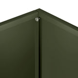 Garden Planter Olive Green 40 x 20 x 40 cm Cold-rolled Steel 8005406