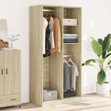 Wardrobe Sonoma Oak 100x50x200 cm Engineered Wood 3307767