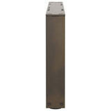 Coffee Table Legs V-Shape 2 pcs Natural Steel 50x cm Steel 4012611
