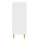 Drawer Cabinet High Gloss White 66 x 34.5 x 90 cm 895069