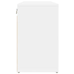 Shoe Cabinet with Shelf White 77.5 x 30 x 51 cm Engineered wood 808675