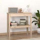 Console Table 80x40x75 cm Solid Wood Pine 814304