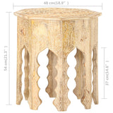Side Table 48 cm Solid Mango Wood 320372