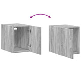 Slim Storage Cabinet Grey Sonoma 30x42.5x225 cm Engineered Wood 3281271
