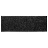 Stair Mats Self-adhesive 30 pcs 65x21x4 cm Black Rectangular Edge 3365693