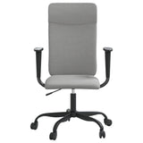 ZNTS Office Chair Light Grey Fabric 353017