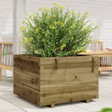 Garden Planter 70x70x49.5 cm Impregnated Wood Pine 3282528