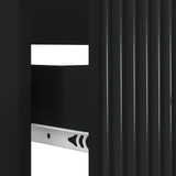 Bathroom Sink Cabinet HAARLEM Black 82 x 41x 58.5 cm 896796