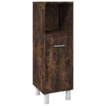 ZNTS 3 Piece Bathroom Cabinet Set Smoked Oak Engineered Wood 3187609