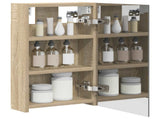 Bathroom Mirror Cabinet Sonoma Oak 30 x 10.5 x 50 cm 889009