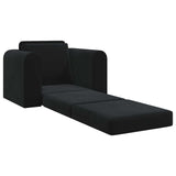 Folding Sofa Bed Black 98 x 71 x 83 cm Velvet 42030505
