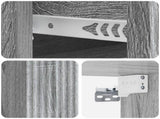 Wall-Mounted Bedside Cabinet 2 pcs Grey Sonoma Engineered Wood 898438