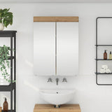 Bathroom Mirror Cabinet TULUM Artisan Oak 60 x 16.5 x 78 cm 880370