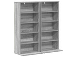 CD Cabinet 2 pcs Grey Sonoma 33 x 23.5 x 97.5 cm 8012701