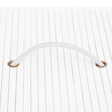 Bamboo Storage Boxes 4 pcs White 320766