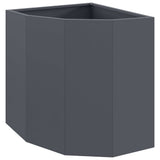 Corner Planter Anthracite 45 x 45 x 50 cm Steel 883670