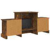 Electric Fireplace Smoked Oak 110 x 30 x 50 cm Engineered wood 8021163