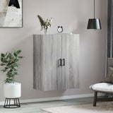 Wall Mounted Cabinet Grey Sonoma 69.5x34x90 cm 828434