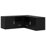 Corner Cabinet Black Oak 200 x 40 x 45 cm Engineered Wood 3446639