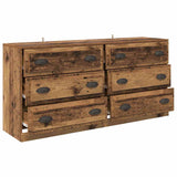 Sideboards 2 pcs Old Wood 70 x 35.5 x 67.5 cm Engineered Wood 3402653