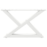 Coffee Table Legs 2 pcs White 60x cm Steel 4012689