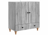 Sideboard Grey Sonoma 66 x 34.5 x 95 cm Engineered Wood 894211