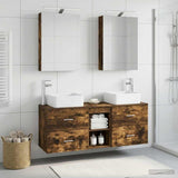 Bathroom Furniture Set 5 pcs Smoked Oak 3406755